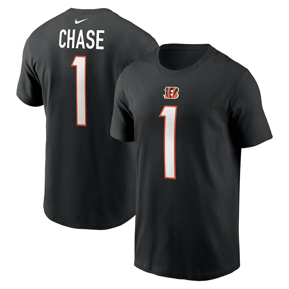 Cincinnati Bengals Nike Ja'Marr Chase Player Name & Number T-Shirt