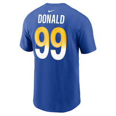 Los Angeles Rams Nike Aaron Donald Player Name & Number T-Shirt