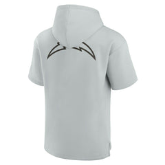 Los Angeles Chargers Fanatics Unisex Elements Super Soft Fleece Short Sleeve Pullover Hoodie