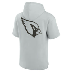 Arizona Cardinals Fanatics Unisex Elements Super Soft Fleece Short Sleeve Pullover Hoodie