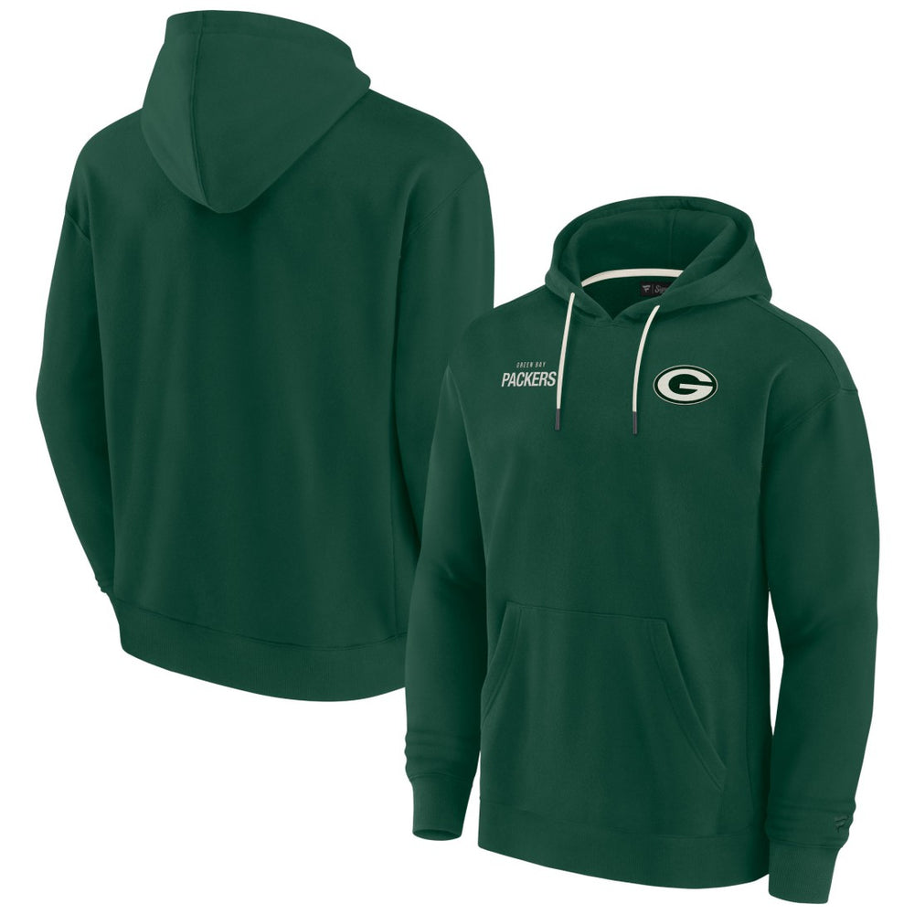 Green Bay Packers Fanatics Unisex Elements Super Soft Fleece Pullover Hoodie