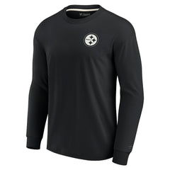 Pittsburgh Steelers Fanatics Unisex Elements Super Soft Long Sleeve T-Shirt