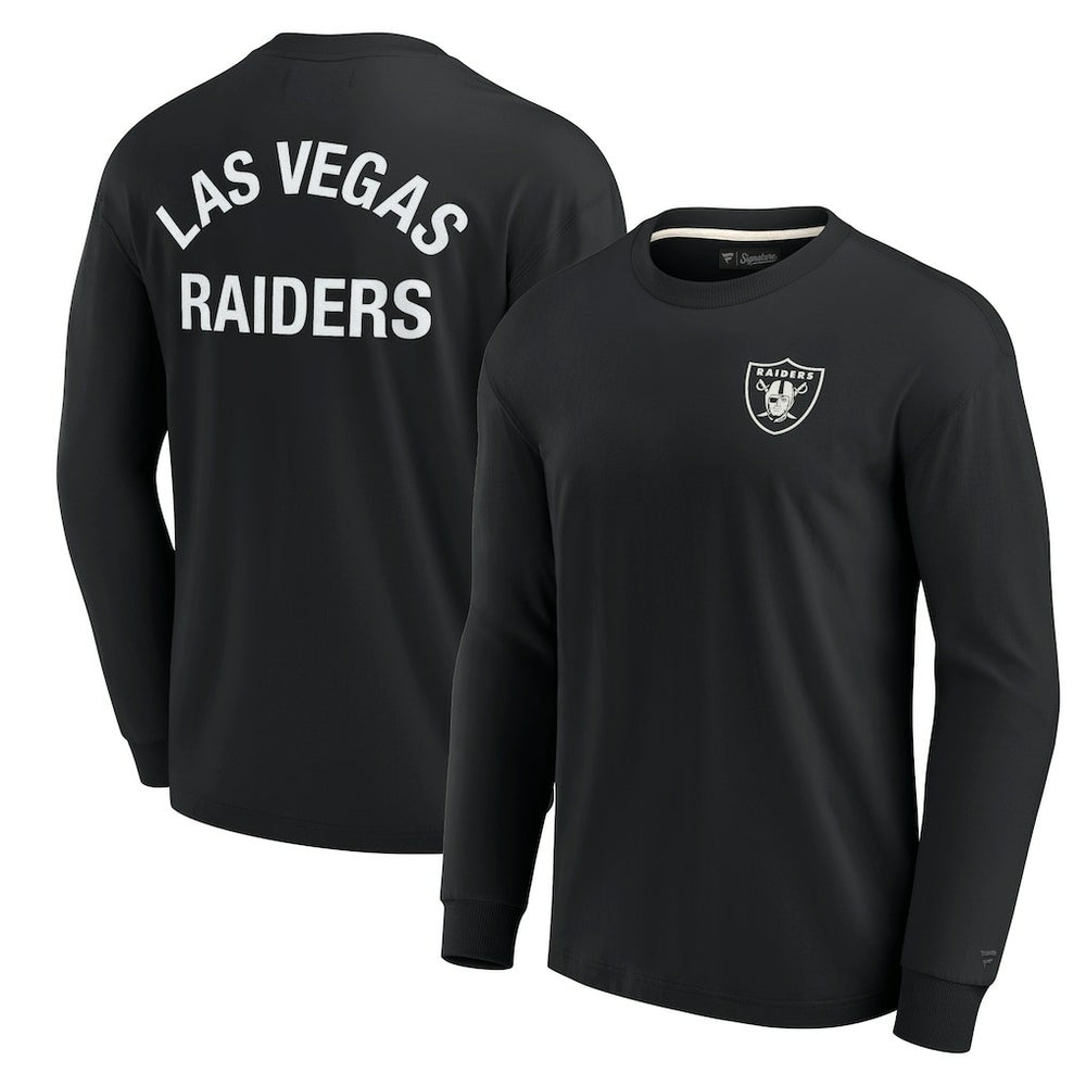 Las Vegas Raiders Fanatics Unisex Elements Super Soft Long Sleeve T-Shirt
