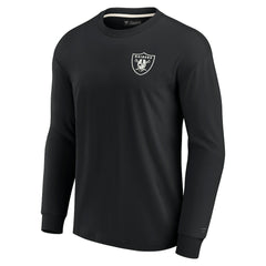 Las Vegas Raiders Fanatics Unisex Elements Super Soft Long Sleeve T-Shirt