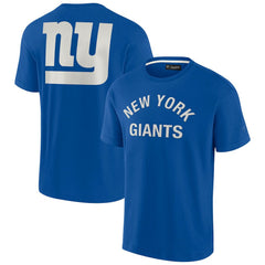 New York Giants Fanatics Unisex Elements Super Soft Short Sleeve T-Shirt