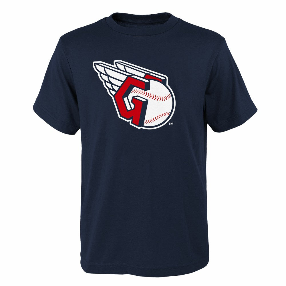 Cleveland Guardians Youth Logo Primary Team T-Shirt | MLB Outlet