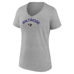 Baltimore Ravens Women's Team Arc V-Neck T-Shirt
