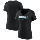 Carolina Panthers Women's Primary Play V-Neck T-Shirt