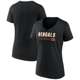 Cincinnati Bengals Women's Primary Play V-Neck T-Shirt
