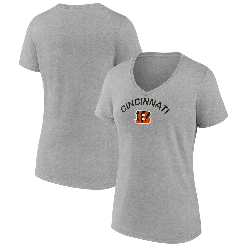 Cincinnati Bengals Women's Team Arc V-Neck T-Shirt