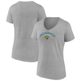 Jacksonville Jaguars Women's Team Arc V-Neck T-Shirt