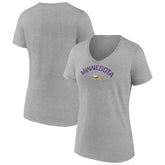 Minnesota Vikings Women's Team Arc V-Neck T-Shirt