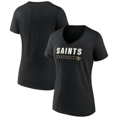 New Orleans Saints Women's Primary Play V-Neck T-Shirt