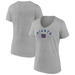 New York Giants Women's Team Arc V-Neck T-Shirt