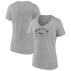 Seattle Seahawks Women's Team Arc V-Neck T-Shirt
