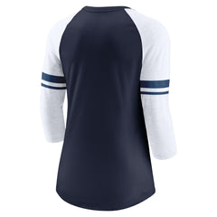 Tennessee Titans Nike Women's Fashion 3/4-Sleeve Lightweight Raglan Fashion T-Shirt