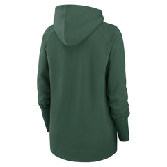 Green Bay Packers Nike Women's Asymmetrical Raglan Full-Zip Hoodie
