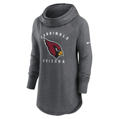 Arizona Cardinals Nike Women's Raglan Funnel Neck Pullover Hoodie