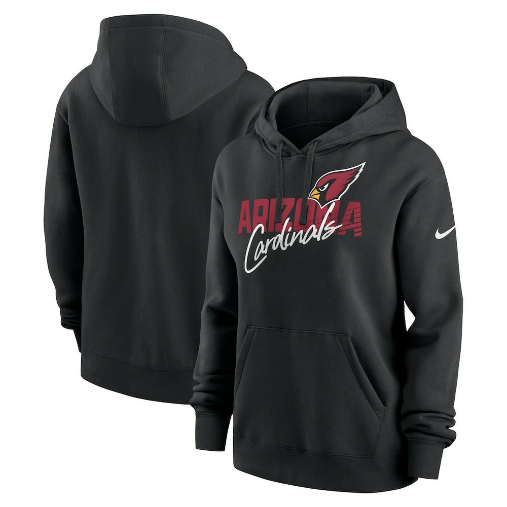 Arizona Cardinals Nike Women's Wordmark Club Fleece Pullover Hoodie