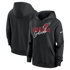 Arizona Cardinals Nike Women's Wordmark Club Fleece Pullover Hoodie