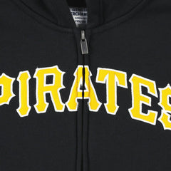 Pittsburgh Pirates Youth Wordmark Full-Zip Fleece Hoodie | MLB Discount