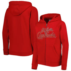 St. Louis Cardinals Youth Wordmark Full-Zip Fleece Hoodie | MLB Online