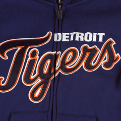 Detroit Tigers Youth Wordmark Full-Zip Fleece Hoodie | MLB Sale