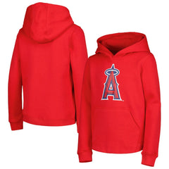 Los Angeles Angels Youth Team Primary Logo Pullover Hoodie | MLB Shop