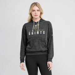 New Orleans Saints Nike Women's Rewind Gym Vintage Lightweight Pullover Hoodie