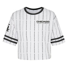 Chicago White Sox Girls Youth Ball Striped T-Shirt | MLB Discount