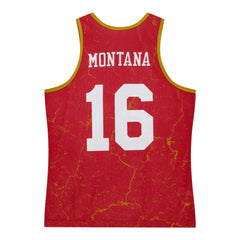 San Francisco 49ers Mitchell & Ness Joe Montana 1989 Player Burst Tank Top