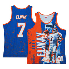 Denver Broncos Mitchell & Ness John Elway 1994 Player Burst Tank Top