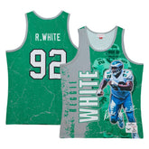 Philadelphia Eagles Mitchell & Ness Reggie White 1992 Player Burst Tank Top