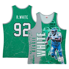 Philadelphia Eagles Mitchell & Ness Reggie White 1992 Player Burst Tank Top