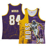 Minnesota Vikings Mitchell & Ness Randy Moss 1998 Player Burst Tank Top