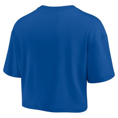 Chicago Cubs Fanatics Women's Elements Super Soft Boxy Cropped T-Shirt | MLB US