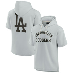 Los Angeles Dodgers Fanatics Unisex Elements Super Soft Fleece Short Sleeve Pullover Hoodie | MLB Sale