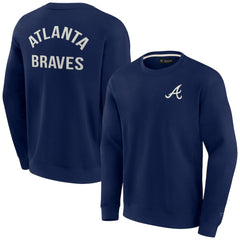 Atlanta Braves Fanatics Unisex Super Soft Pullover Crew Sweatshirt | MLB Outlet