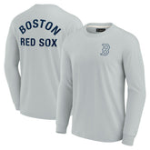 Boston Red Sox Fanatics Unisex Elements Super Soft Long Sleeve T-Shirt | MLB Discount