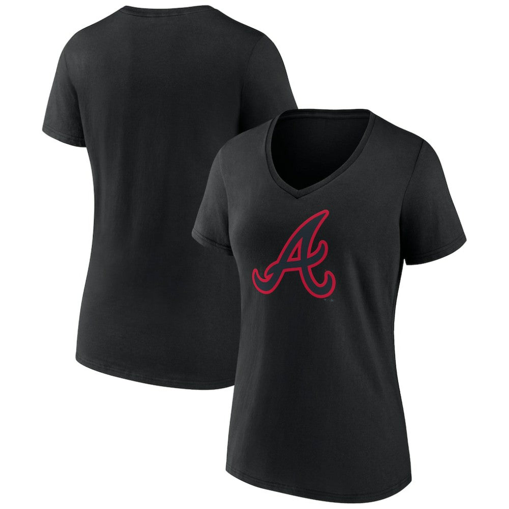 Atlanta Braves Women's Rough Diamond V-Neck T-Shirt | MLB Sale