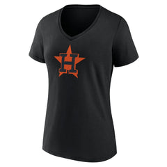 Houston Astros Women's Rough Diamond V-Neck T-Shirt | MLB New