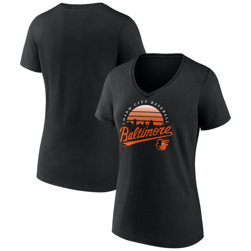 Baltimore Orioles Women's One Champion V-Neck T-Shirt | MLB Online