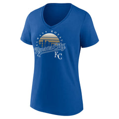 Kansas City Royals Women's One Champion V-Neck T-Shirt | MLB Outlet