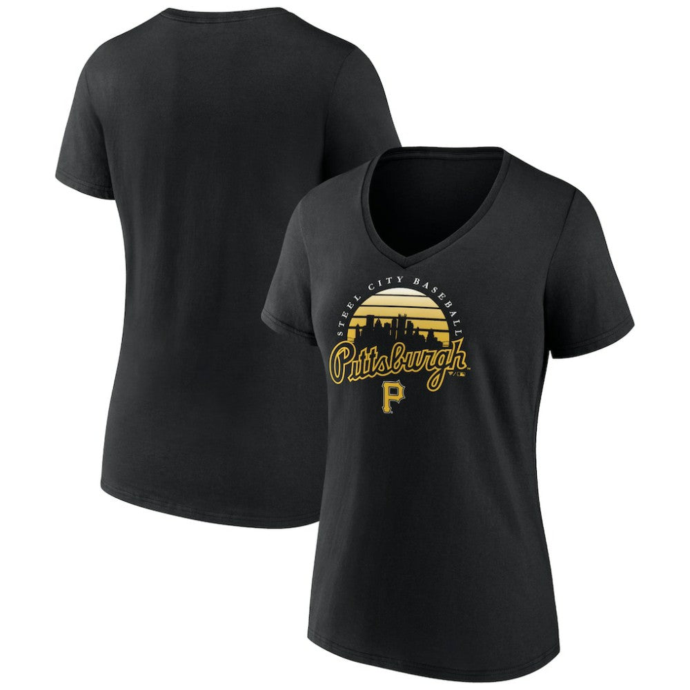 Pittsburgh Pirates Women's One Champion V-Neck T-Shirt | MLB Online