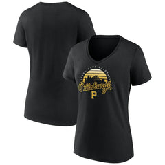 Pittsburgh Pirates Women's One Champion V-Neck T-Shirt | MLB Online