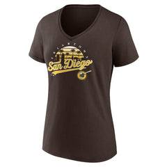 San Diego Padres Women's One Champion V-Neck T-Shirt | MLB On Sale