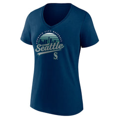 Seattle Mariners Women's One Champion V-Neck T-Shirt | MLB On Sale