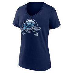Tampa Bay Rays Women's One Champion V-Neck T-Shirt | MLB Sale