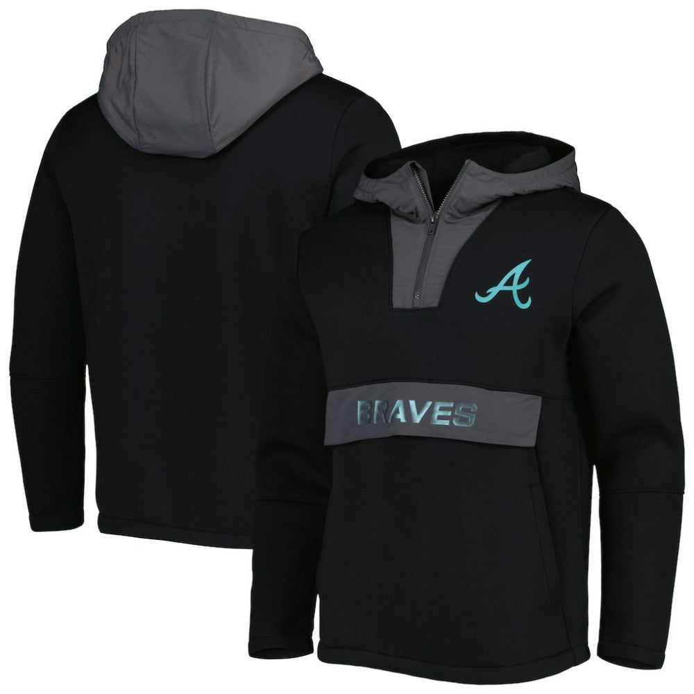Atlanta Braves Levelwear Ruckus Quarter-Zip Hoodie | MLB Near me