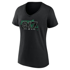 Boston Celtics Women's Core Hometown Launch V-Neck T-Shirt Outlet